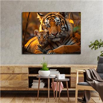 Yatay Doğa Temalı Cam Tablo 554