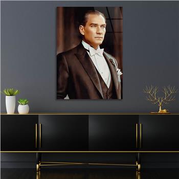 Dikey VatanTemalı Cam Tablo 260