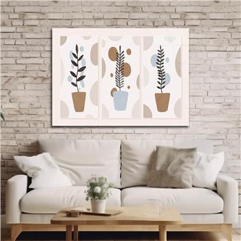 Horizontal Art-Themed Tempered Glass Wall Art 388