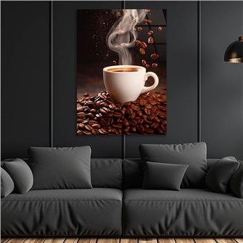 Dikey Doğa Temalı Cam Tablo 251