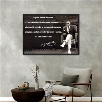 Aluminum-Framed National-Themed Tempered Glass Wall Art 038