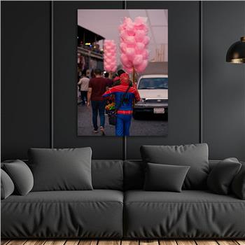 Kunst Thema auf bedrucktem Glas