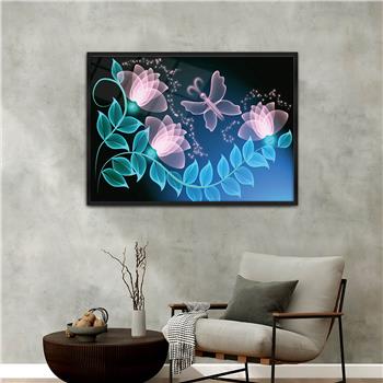 bedrucktes Glas mit Aluminiumrahmen und Kunst Themen 