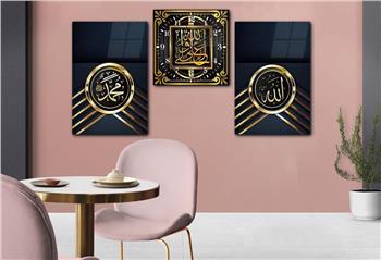 Ensemble de Tableaux et d’horloge 2 pièce sur le thème religieux