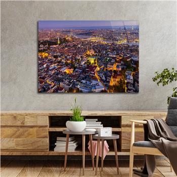 Yatay DoğaTemalı Cam Tablo 334