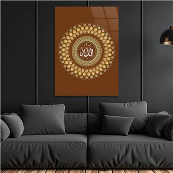 ESMA ÜL HÜSANA  YAZILI CAM TABLO 