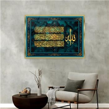 bedrucktes Glas mit Aluminiumrahmen und Religiösen Themen 