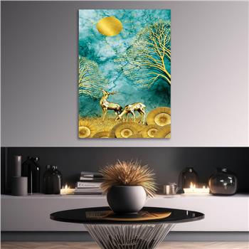 Kunst Thema auf bedrucktem Glas