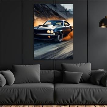 Dikey Doğa Temalı Cam Tablo 286