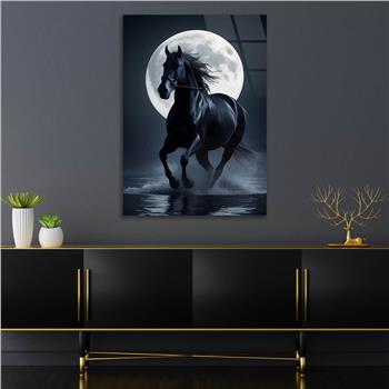 Dikey Doğa Temalı Cam Tablo 387