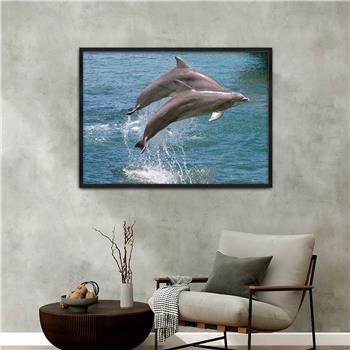 bedrucktes Glas mit Aluminiumrahmen und Natur Themen 