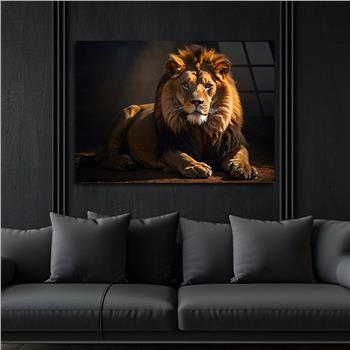 Yatay Doğa Temalı Cam Tablo 445