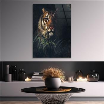 Kunst Thema auf bedrucktem Glas