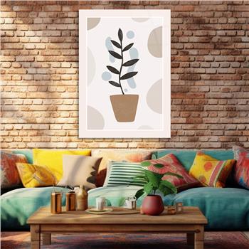 Dikey Sanat Temalı Cam Tablo 374