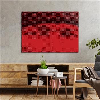 Yatay VatanTemalı Cam Tablo 118