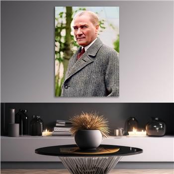 Dikey VatanTemalı Cam Tablo 140