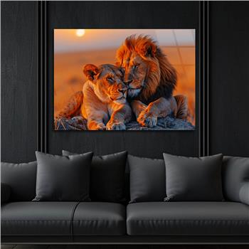 Yatay Doğa Temalı Cam Tablo 475