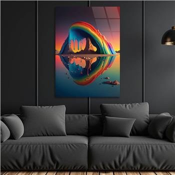 Kunst Thema auf bedrucktem Glas 298