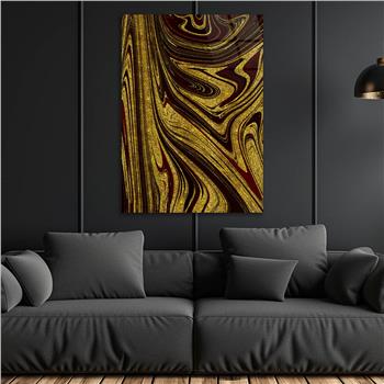 Dikey Sanat Temalı Cam Tablo 545