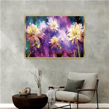 bedrucktes Glas mit Aluminiumrahmen und Kunst Themen 