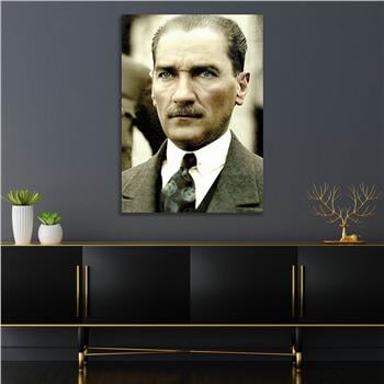 MUSTAFA KEMAL ATATÜRK GÖRSELLİ CAM TABLO