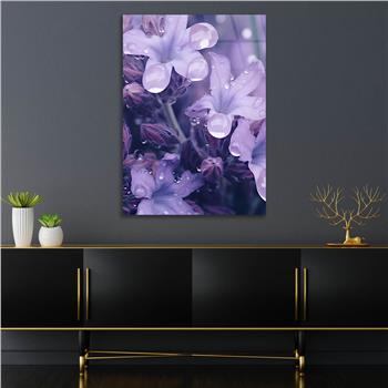 Dikey Sanat Temalı Cam Tablo 416