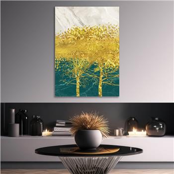 Kunst Thema auf bedrucktem Glas