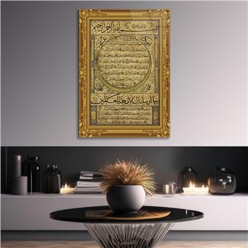 DİN TEMALI CAM TABLO