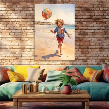 Dikey Sanat Temalı Cam Tablo 535