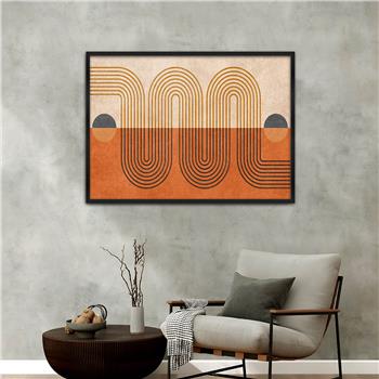 bedrucktes Glas mit Aluminiumrahmen und Kunst Themen 