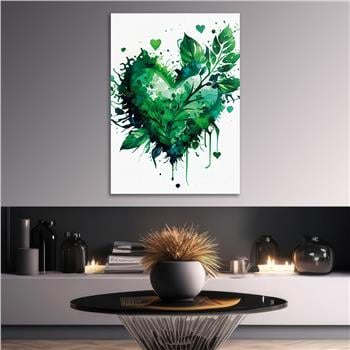 Thema Natur auf bedrucktem Glas