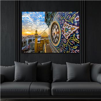 Religiöses Thema auf bedrucktem Glas