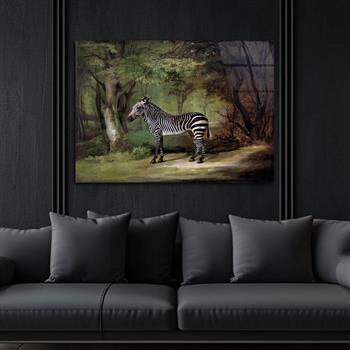 Kunst Thema auf bedrucktem Glas