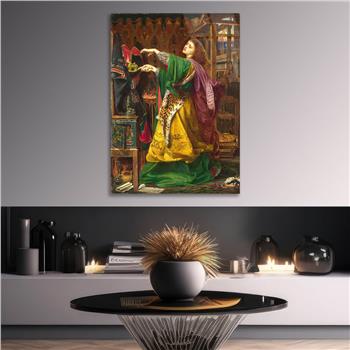 Kunst Thema auf bedrucktem Glas