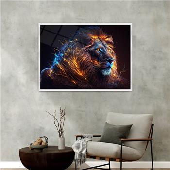 Aluminium Omlijste Natuur Thema Geharde Glasschilderij 032