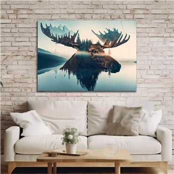 Yatay DoğaTemalı Cam Tablo 360