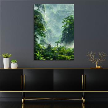 Dikey Doğa Temalı Cam Tablo 232