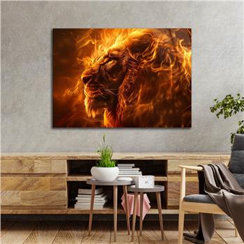 Yatay Doğa Temalı Cam Tablo 470