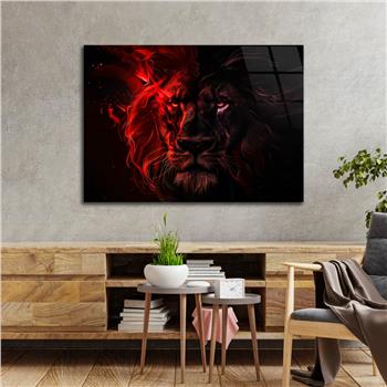 Yatay Doğa Temalı Cam Tablo 463