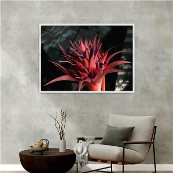 Aluminium Omlijste Natuur Thema Geharde Glasschilderij 069