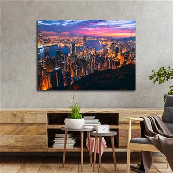 Yatay DoğaTemalı Cam Tablo 404