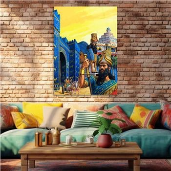 Kunst Thema auf bedrucktem Glas