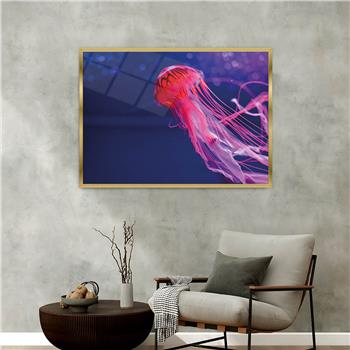 Aluminium Omlijste Kunst Thema Geharde Glasschilderij 062