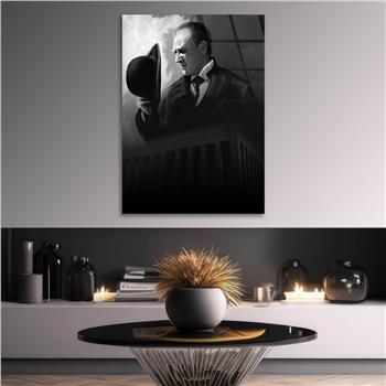 Dikey VatanTemalı Cam Tablo 177