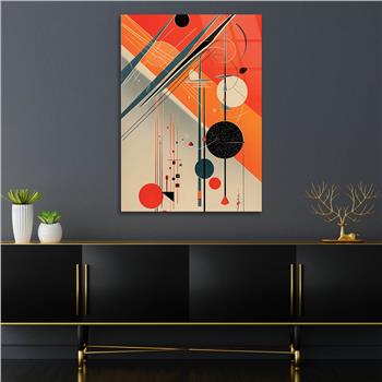 Kunst Thema auf bedrucktem Glas