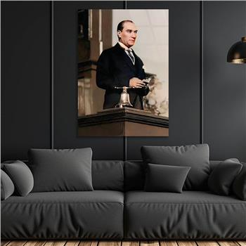 Dikey VatanTemalı Cam Tablo 208