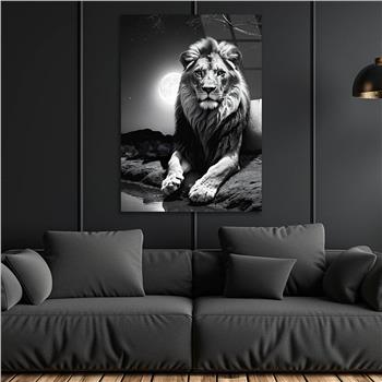 Dikey Doğa Temalı Cam Tablo 347