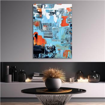 Kunst Thema auf bedrucktem Glas