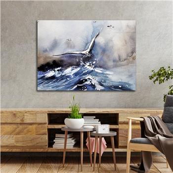 Horizontal Art-Themed Tempered Glass Wall Art 423
