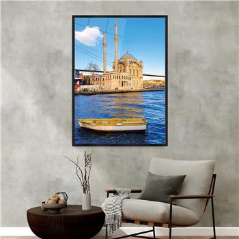 Alüminyum Çerçeveli Dini Temalı Cam Tablo 068